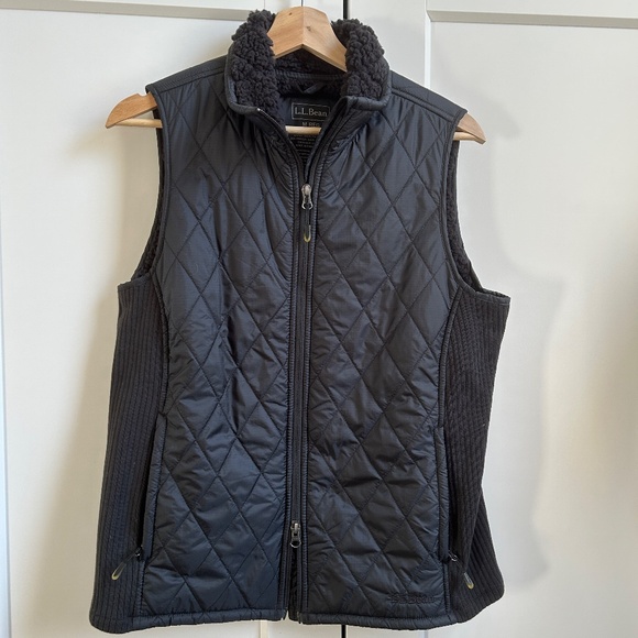 LL Bean Black Vest - Picture 5 of 6